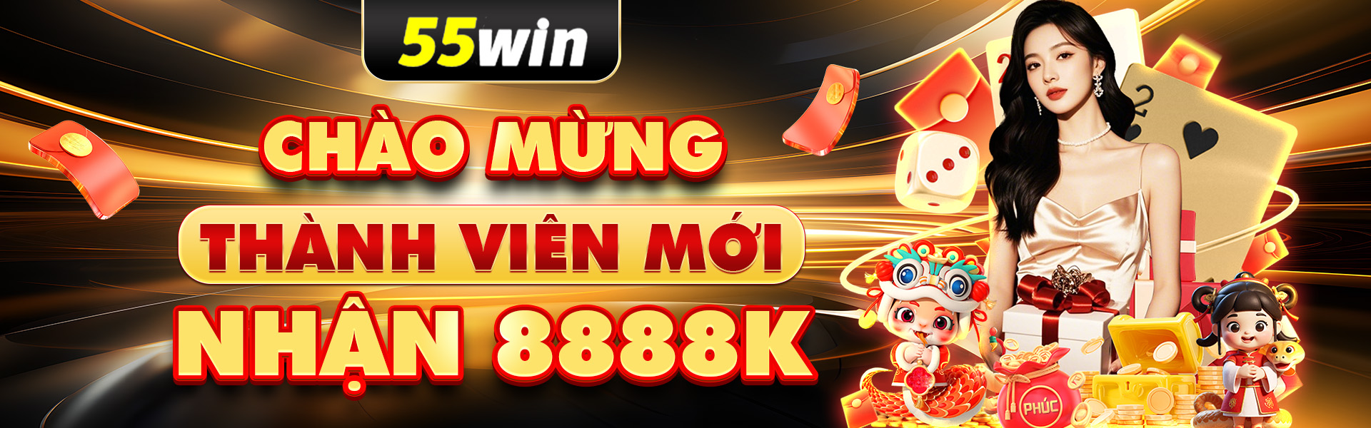 Chào mừng thành viên mới nhận 8888k